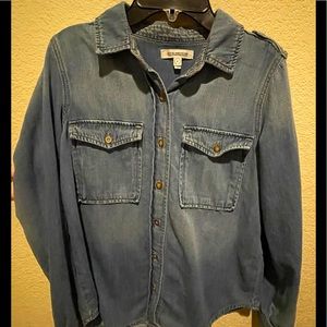 good american denim top